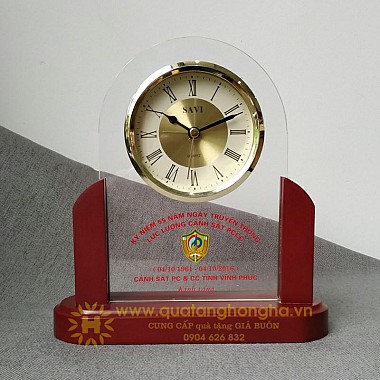 09 Đồng hồ để bàn savi - quà tặng kỷ niệm năm thành lập
