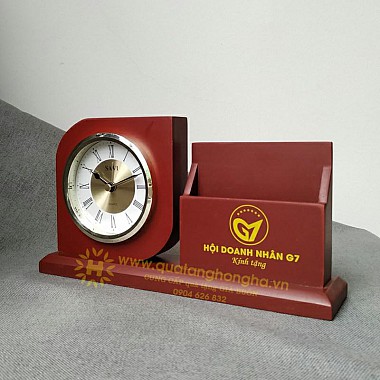 02 Quà tặng Đối ngoại - Đồng hồ để bàn savi