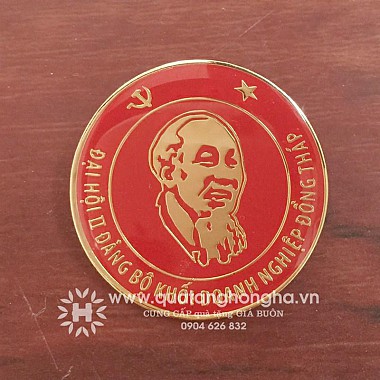 Huy hiệu Đại hội đảng bộ đồng tháp