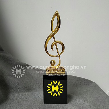 quà tặng âm nhạc - kỷ niệm chương pha lê giải thưởng âm nhạc