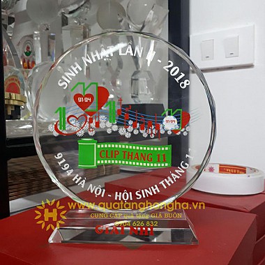 kỷ niệm chương pha lê giải thưởng